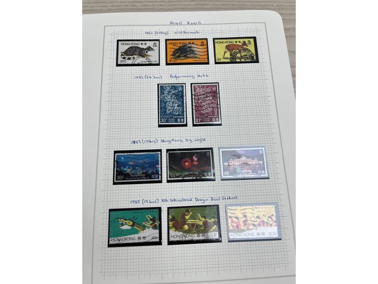 holding on album pages, better including QV used stamp to 96c, KGV Silver Jubilee, KGVI Silver Wedding, etc. Large quantity. 